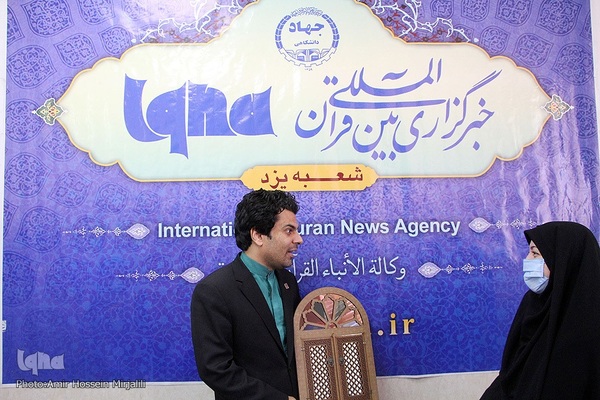 بازدید علی صالحی مدیرکل روابط عمومی استانداری از ایکنا استان یزد‎‎