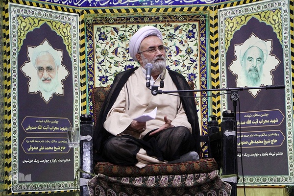 مراسم چهلمین سالروز شهادت سومین شهید محراب آیت‌الله شهید صدوقی در یزد‎‎