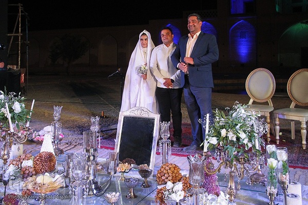 آیین جشن ازدواج 55 زوج جوان در یزد‎‎