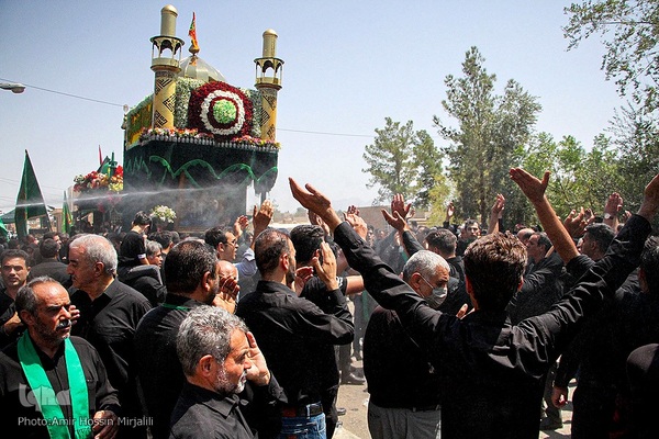 حسینیه ایران؛ تاسوعای حسینی در شهر شاهدیه یزد‎‎