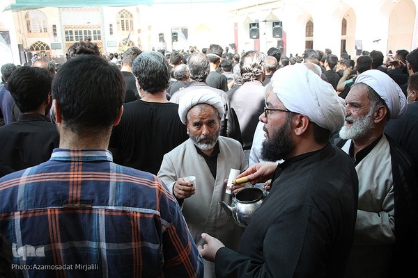 آیین سنتی عزاداری هیآت مذهبی در مسجد آخوند ملا اسماعیل یزد