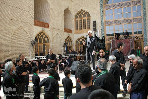 آیین سنتی عزاداری هیآت مذهبی در مسجد آخوند ملا اسماعیل یزد