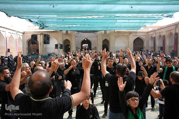 آیین سنتی عزاداری هیآت مذهبی در مسجد آخوند ملا اسماعیل یزد