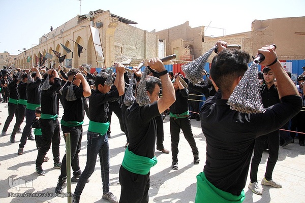 آیین سنتی عزاداری هیآت مذهبی در مسجد آخوند ملا اسماعیل یزد