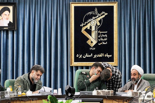 نشست خبری سردار زارع کمالی فرمانده سپاه الغدیر استان یزد‎‎