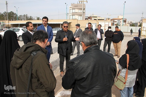 بازدید خبرنگاران از پروژه های در دست اقدام سازمان سرمایه گذاری شهرداری یزد‎‎