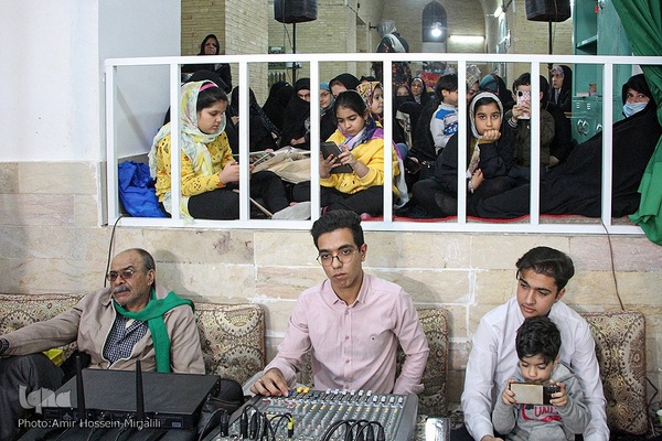 محفل قرآنی با حضور حمید شاکرنژاد در مسجد هاشمی یزد‎‎