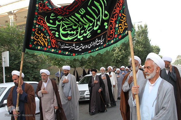 مراسم سالگرد ارتحال امام خمینی ره در مسجد حظیره یزد