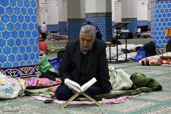 مراسم اعتکاف در مسجد ملااسماعیل یزد‎