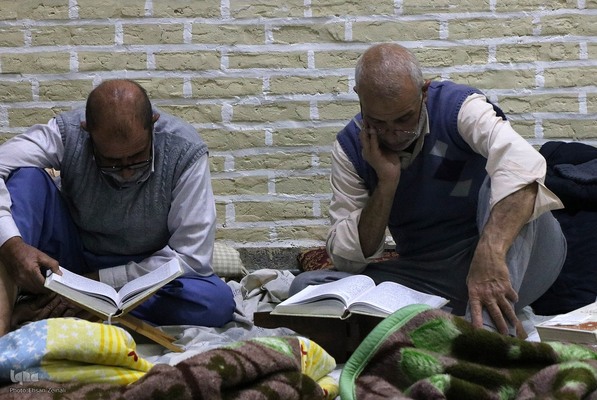 مراسم اعتکاف در مسجد ملااسماعیل یزد‎