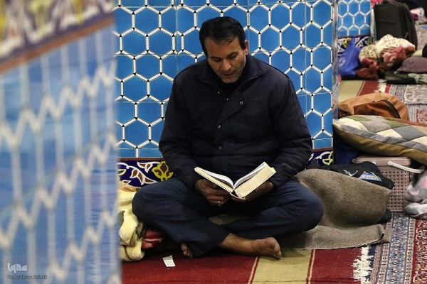مراسم اعتکاف در مسجد ملااسماعیل یزد‎