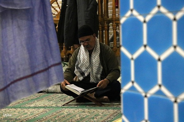 مراسم اعتکاف در مسجد ملااسماعیل یزد‎
