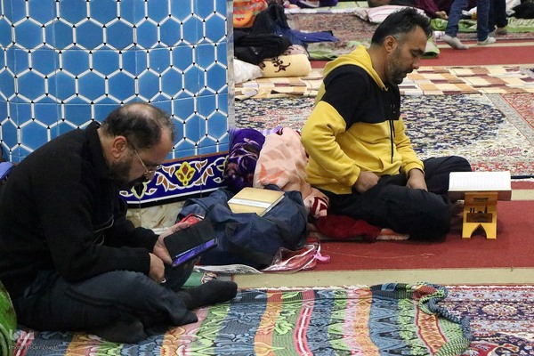 مراسم اعتکاف در مسجد ملااسماعیل یزد‎