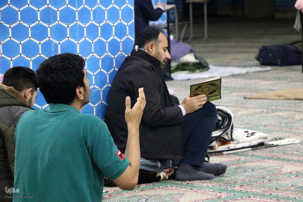 مراسم اعتکاف در مسجد ملااسماعیل یزد‎