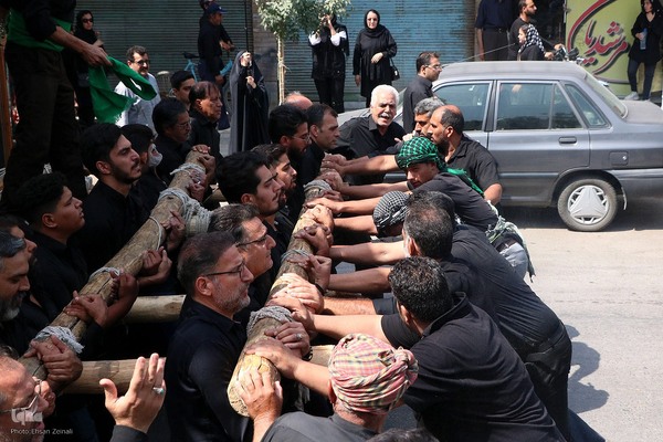 آیین نخل برداری هیئت حسینی نظرکرده یزد‎