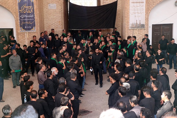 مراسم سنتی 13 محرم در مسجد ملااسماعیل یزد‎