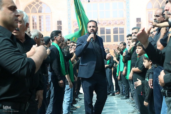 مراسم سنتی 13 محرم در مسجد ملااسماعیل یزد‎