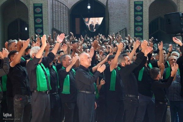 مراسم سنتی 13 محرم در مسجد ملااسماعیل یزد‎