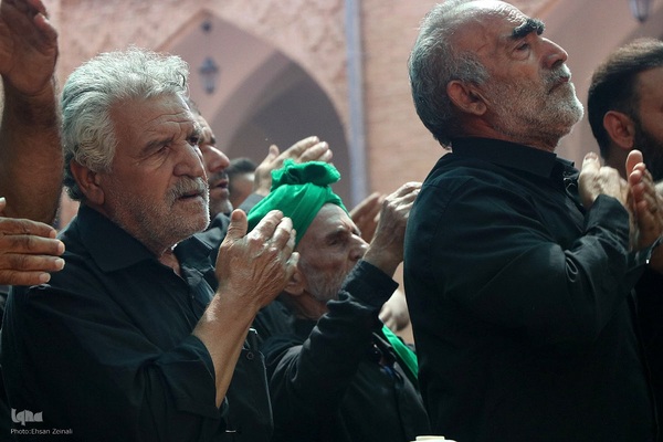 مراسم سنتی 13 محرم در مسجد ملااسماعیل یزد‎