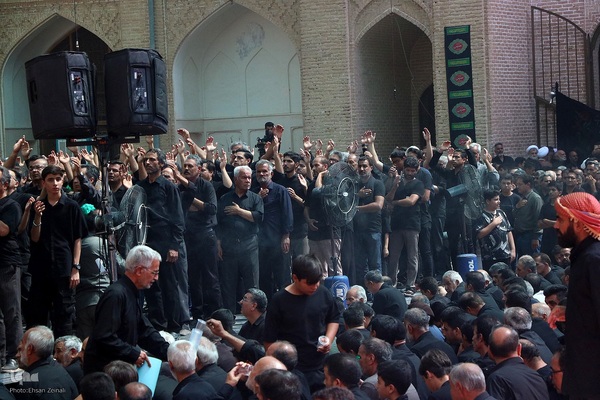 مراسم سنتی 13 محرم در مسجد ملااسماعیل یزد‎