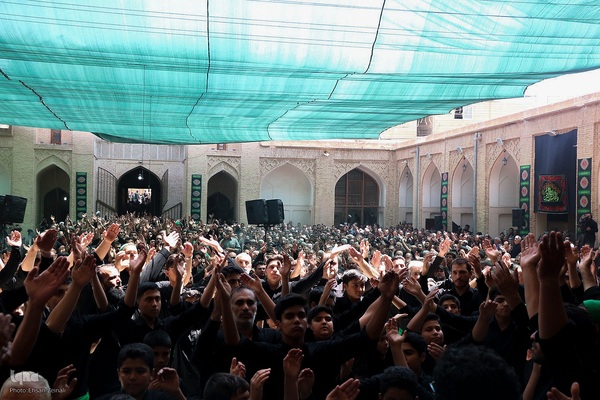 مراسم سنتی 13 محرم در مسجد ملااسماعیل یزد‎