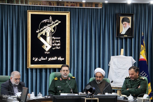 نشست خبری فرمانده سپاه الغدیر استان یزد و اعلام برنامه های دهه فجر