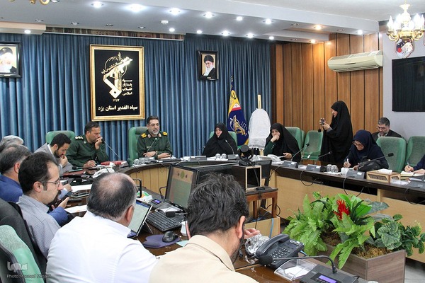 نشست خبری فرمانده سپاه الغدیر یزد