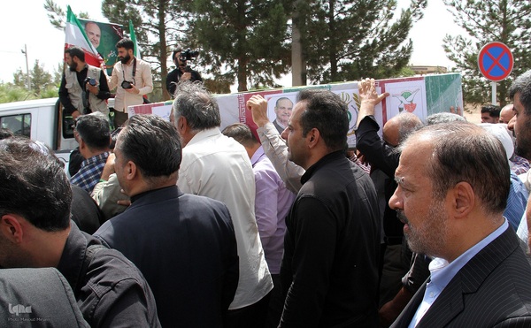 تشییع پیکر شهید هسته‌ای در یزد