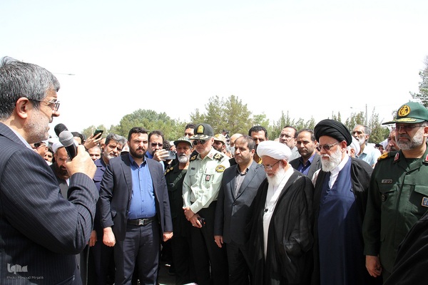 تشییع پیکر شهید هسته‌ای در یزد