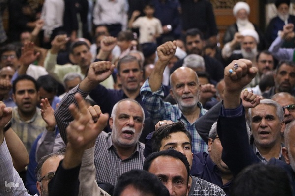 مراسم وداع با شهدای حمله رژیم صهیونیستی به یزد