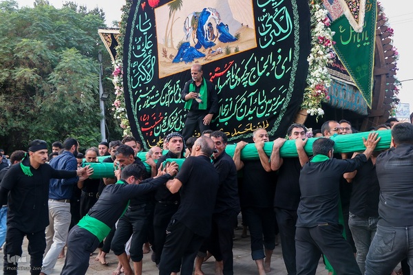 نخل گردانی حسینیه فهادان یزد