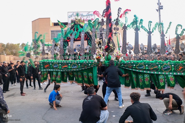 نخل گردانی حسینیه فهادان یزد