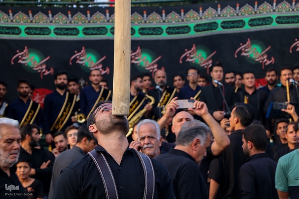 نخل گردانی حسینیه فهادان یزد