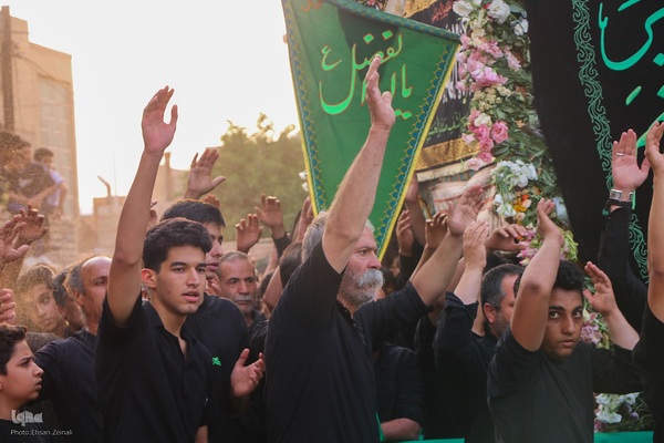 نخل گردانی حسینیه فهادان یزد