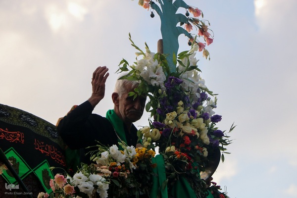 نخل گردانی حسینیه فهادان یزد