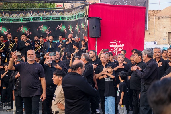 نخل گردانی حسینیه فهادان یزد