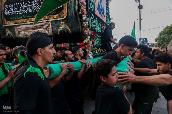 نخل گردانی حسینیه فهادان یزد