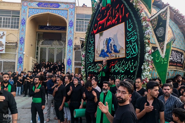 نخل گردانی حسینیه فهادان یزد