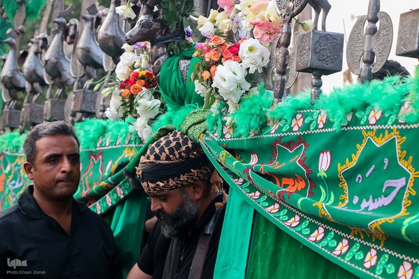 نخل گردانی حسینیه فهادان یزد