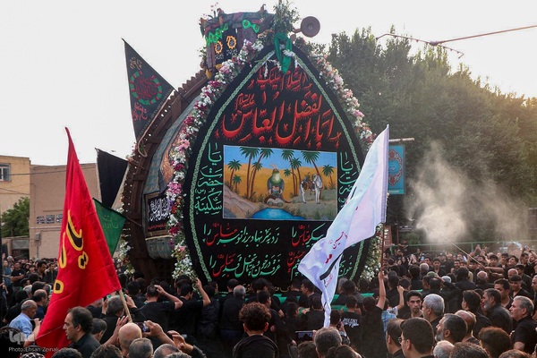 نخل گردانی حسینیه فهادان یزد