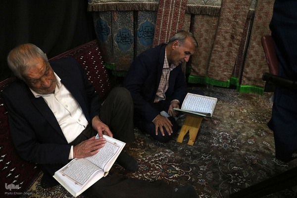 محفل حافظان قرآن در یزد‎