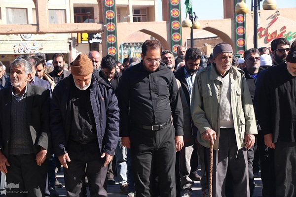 تشییع شهدای گمنام در یزد‎
