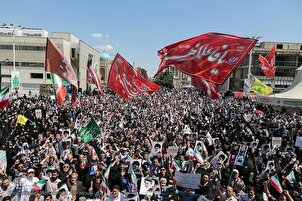 د صهیونیسټ رژيم د یرغلونو په ضد دایران د ولس لاریون