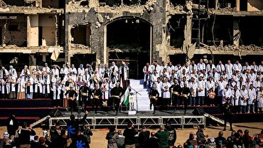 Gazze'de 170 doktor için mezuniyet töreni düzenlendi