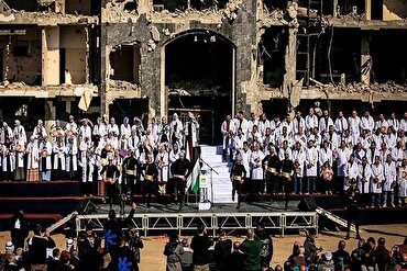 Gazze'de 170 doktor için mezuniyet töreni düzenlendi