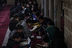 Gazzeli çocuklar hafızlık yapıyor